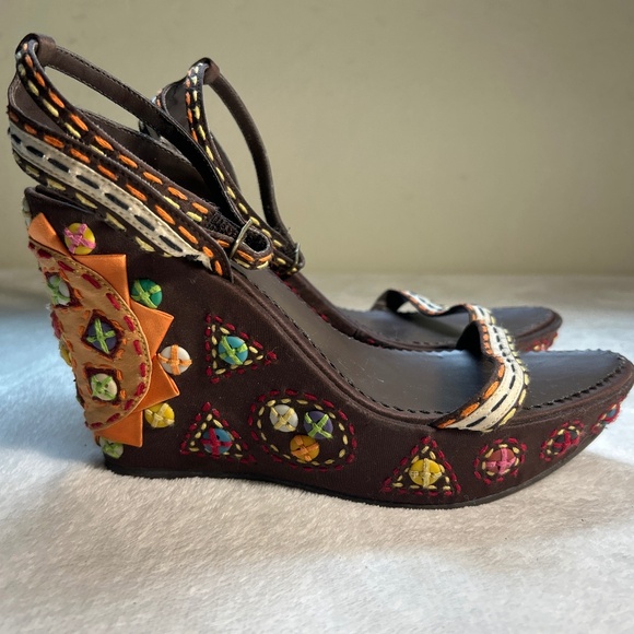 Sam Edelman wedge platform 8 - Picture 1 of 4